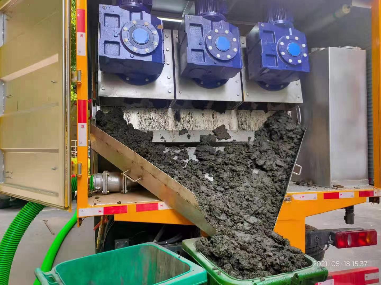 黄梅化粪池清掏城市维护站-泥浆净化干湿分离处理